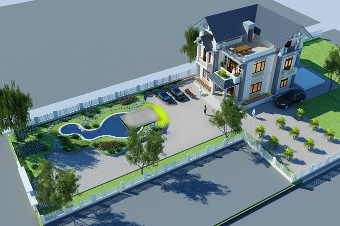 Tư vấn thiết kế biệt thự 1000m2 sang trọng, đẳng cấp